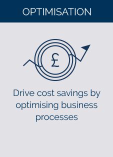 Drive cost savings by optimising business processes